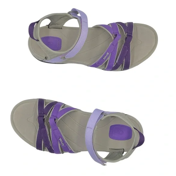 TEVA Women's Tirra Deep Lavender Gradient Purple Sandals EUC - Picture 9 of 12